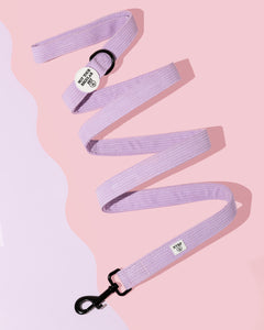 Lilac Corduroy Leash